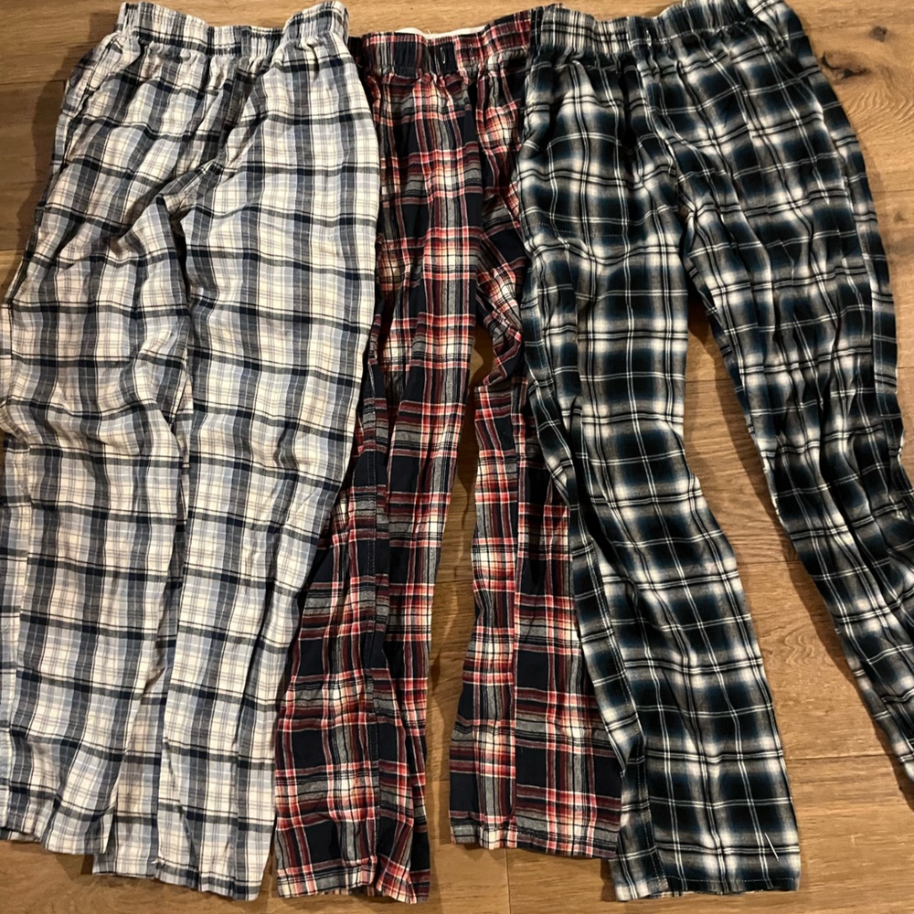 3-Pack Kids PJ Plaid Pants